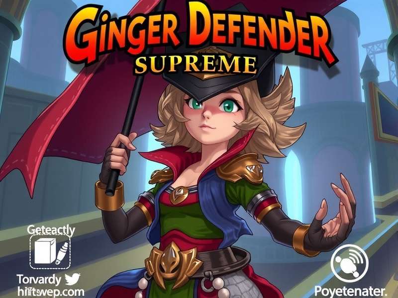 Official Cover of Ginger Defender Supreme Ginger Defender Supreme Game Cover